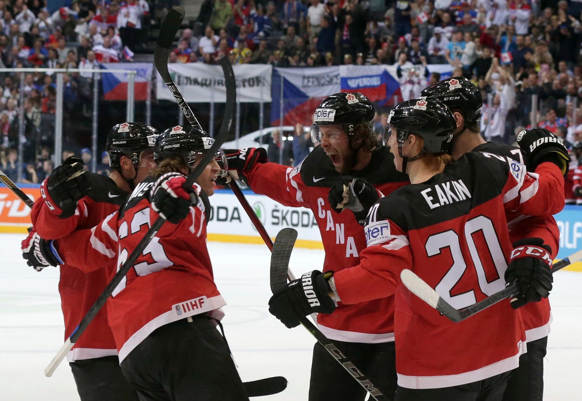 MS 2015, finále Kanada-Rusko: kanadská radost