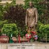 Gavrilo Princip atentát na Františka Ferdinanda socha v Bělehradě