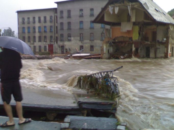 Fotografie byla pořízena mobilním telefonem v Chrastavě.