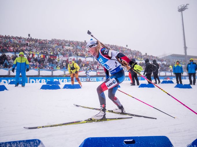 SP v biatlonu 2018/19, Oberhof, štafeta žen: Eva Puskarčíková