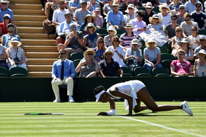 Wimbledon 2018, první den (Venus Williamsová)