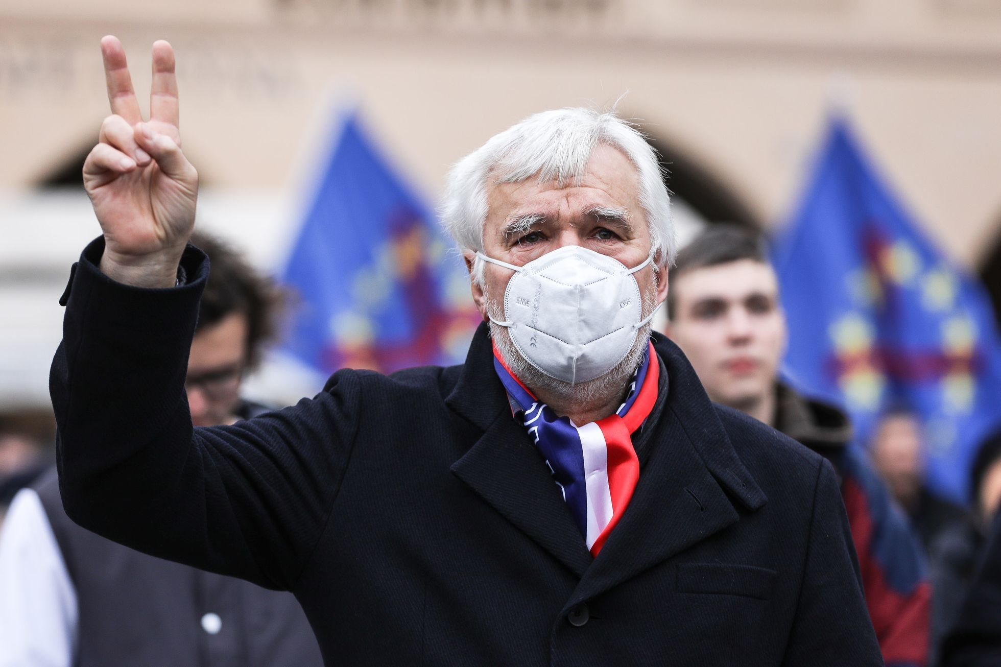 17. listopad 2021, státní svátek, Sametová revoluce, 17. 11. 2021, Národní třída, Hlávkova kolej