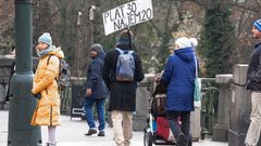 Stávka odborů, protest, demonstrace, pochod