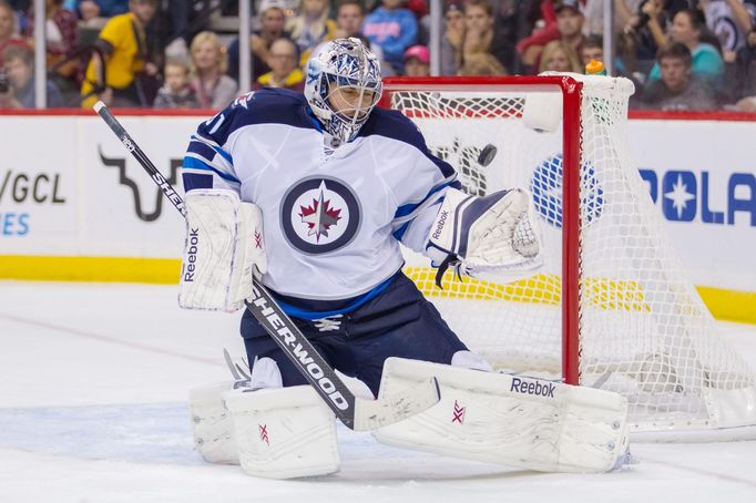 Ondřej pavelec v přípravě na NHL 2014-15