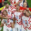 Chorvaté slaví vítězství v zápase o 3. místo na MS 2022 Chorvatsko - Maroko
