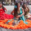 Romský festival Khamoro - průvod Prahou, 2017