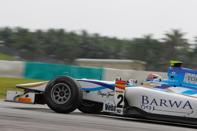 Josef Král v GP2: 2012, Barwa Addax Team, Sepang