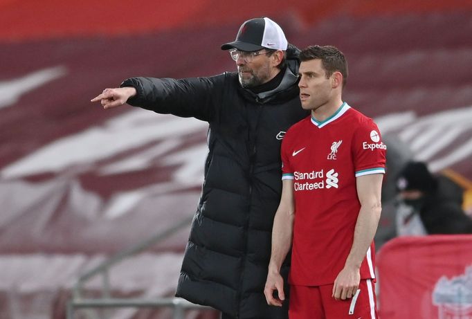 Jürgen Klopp a James Milner