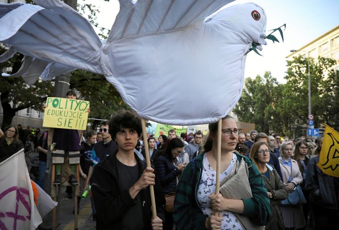 Celosvětové stávky za klima Fridays for Future