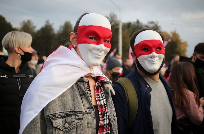 Protesty v Bělorusku, 25. října 2020.