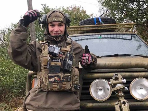 Runa je velitelkou dělostřeleckého oddílu v ukrajinské armádě.