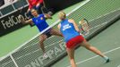 Krejčíková, Siniaková vs. Niculescuová/Beguová, Fed Cup, Česko vs. Rumunsko