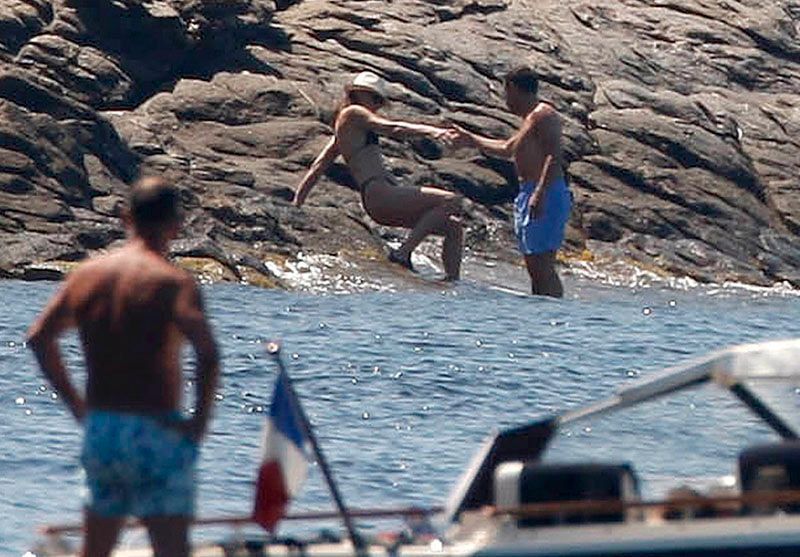 Nicolas Sarkozy na dovolené