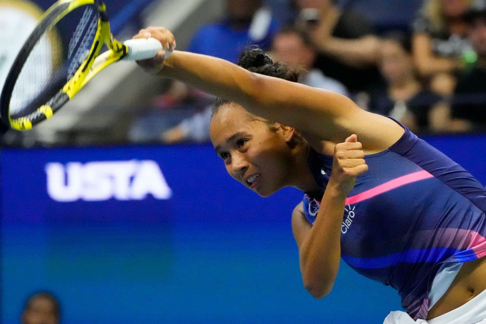 Leylah Fernandezová v semifinále US Open 2021