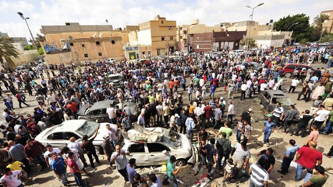 Výbuch v Benghází.