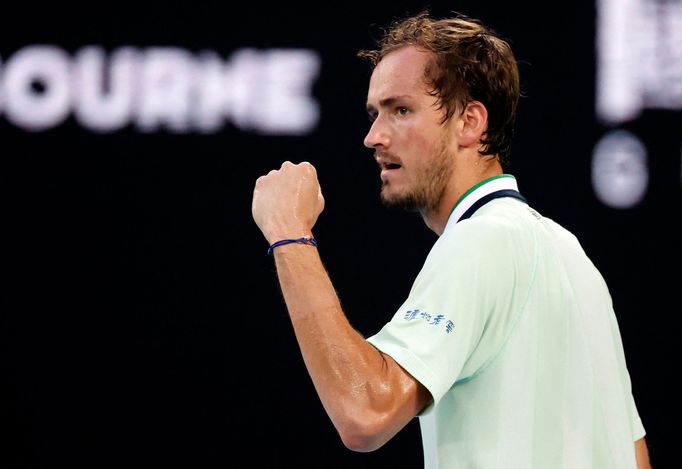 Daniil Medveděv ve finále Australian Open 2022