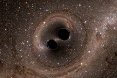 Dvě černé díry splynuly v jednu obří. Díky kolizi mohou vědci odkrýt velikost vesmíru