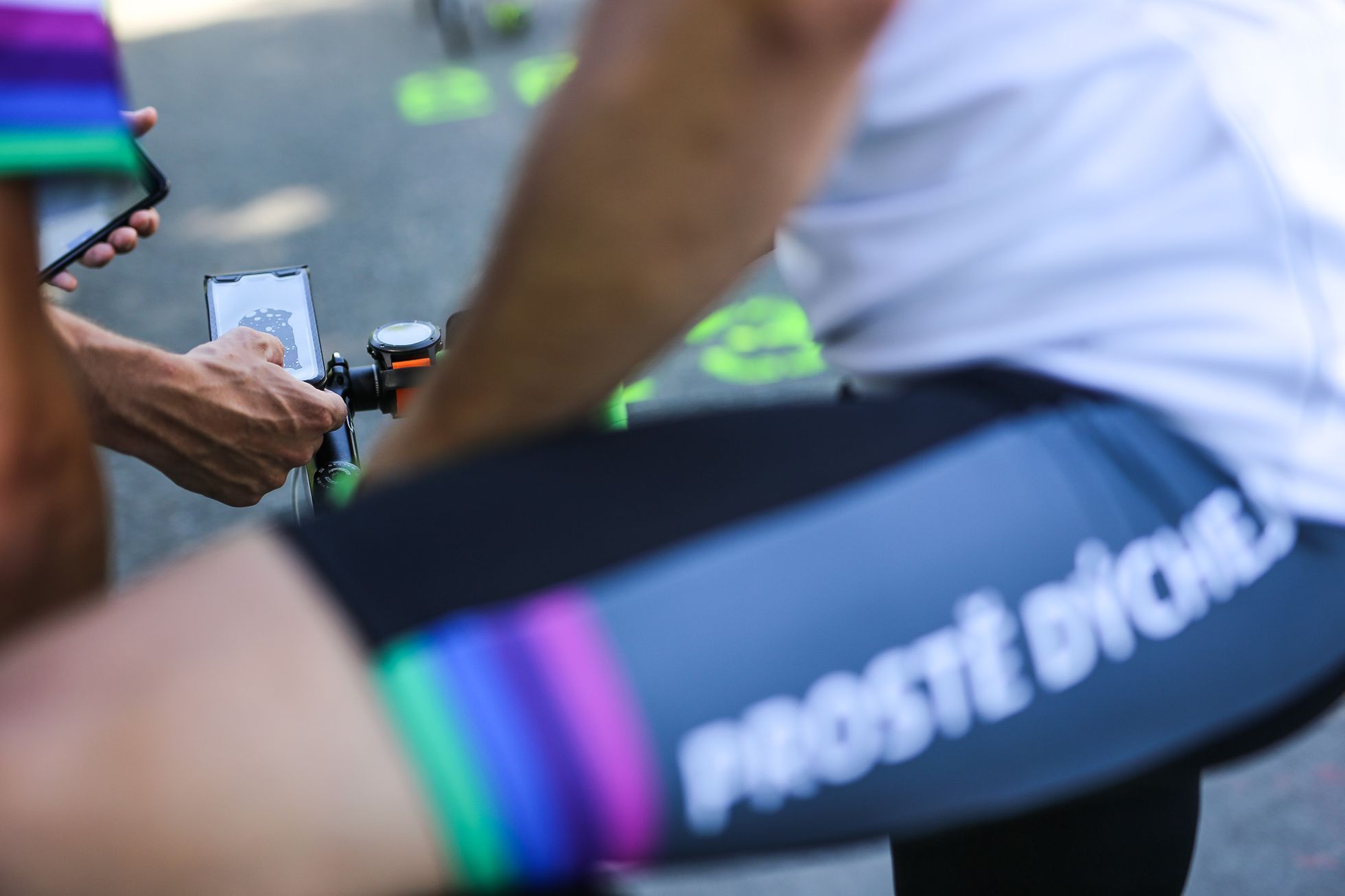 Handy cyklo maraton - start, Cesta za snem, tým Sananim a Bronec