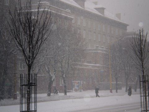 Sníh v Havířově