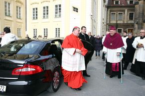 Pražský hrad uvítal nového kardinála
