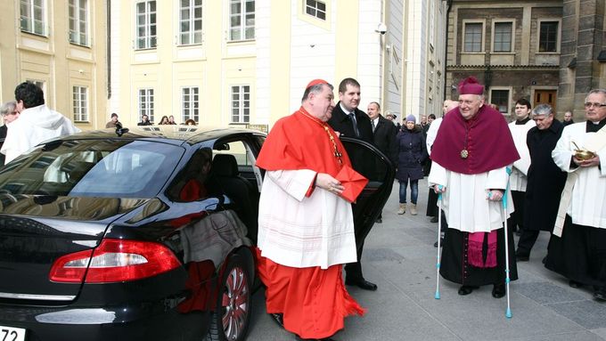 Pražský hrad uvítal nového kardinála
