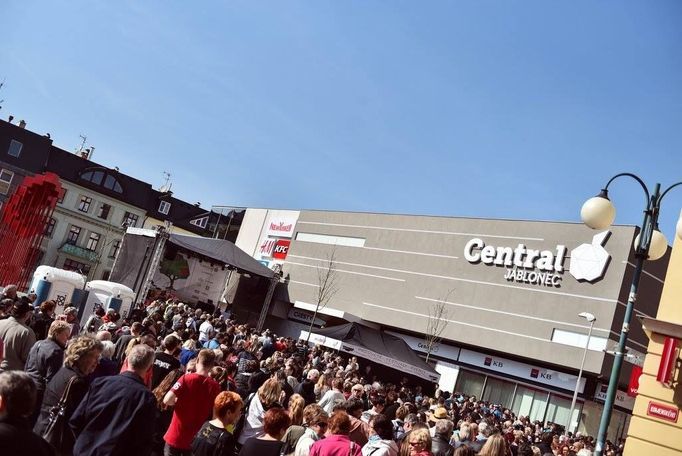 Otevření obchodního centra Central Jablonec