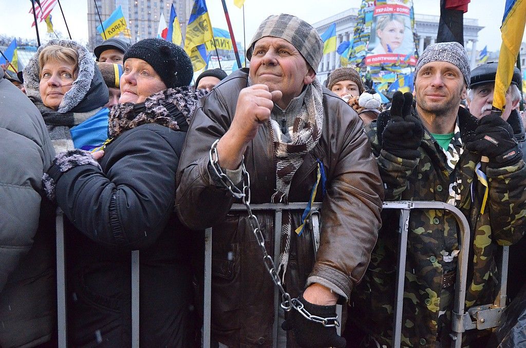 Demonstrace v Kyjevě