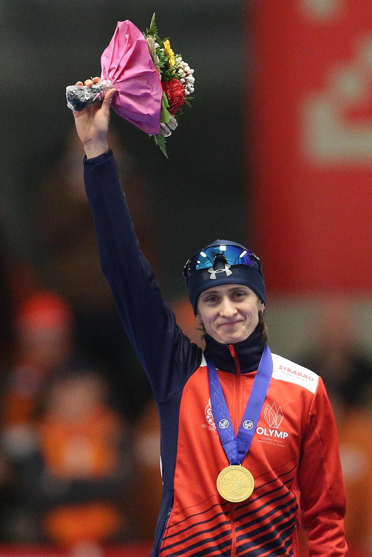 Martina Sáblíková, vítězka závodu na 3000 metrů na MS 2019