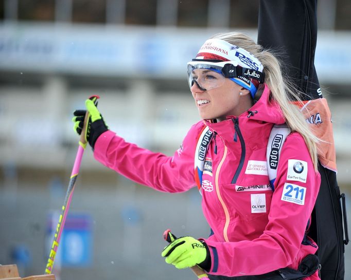 Biatlon, trénink, Nové Město na Moravě, Světový pohár, Eva Puskarčíková