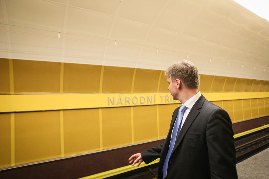 Znovuotevřená stanice Národní třída