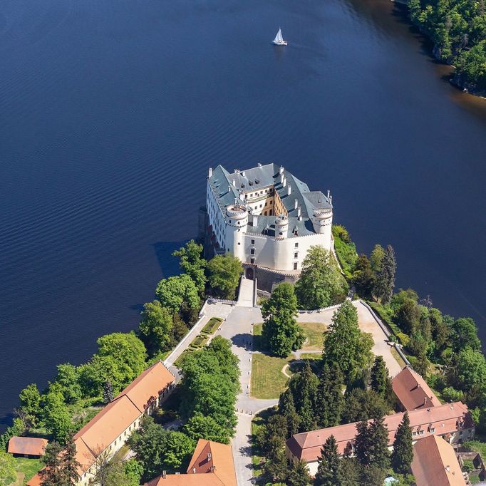 Letecké pohledy na Vltavu