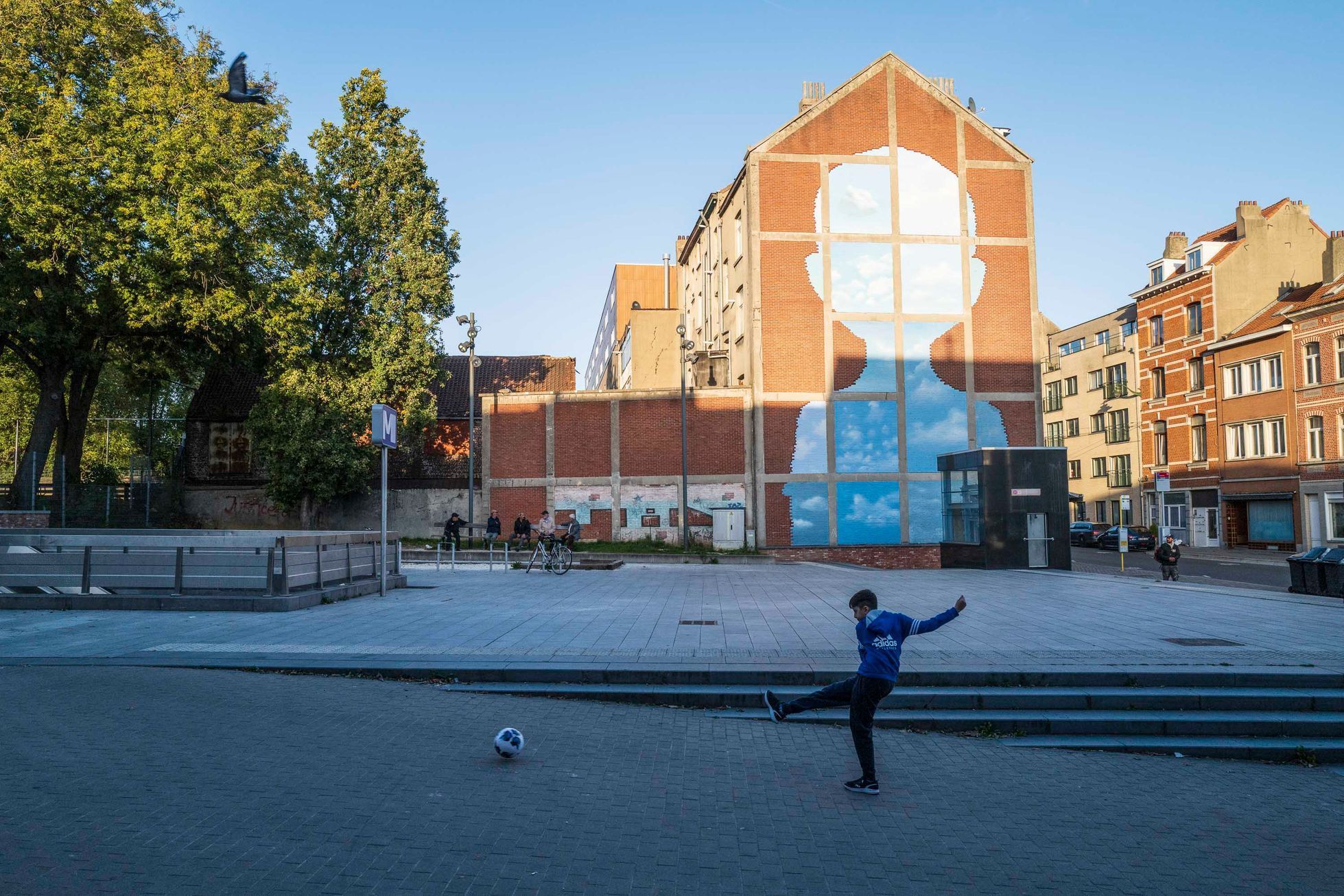 Brusel, murály, umění, grafity
