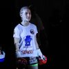 Fabiana Bytyqi v boji o stříbrný pás WBC