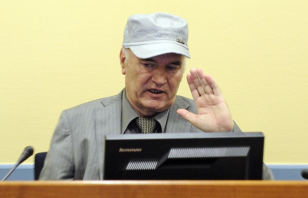 Ratko Mladič poprvé stanul před haagským tribunálem