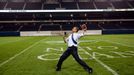 May 20, 2012 "'How cool is this,' the President said after he threw a football at Soldier Field following the NATO working dinner in Chicago. I think he was especially excited to be on the home turf of his beloved Chicago Bears."