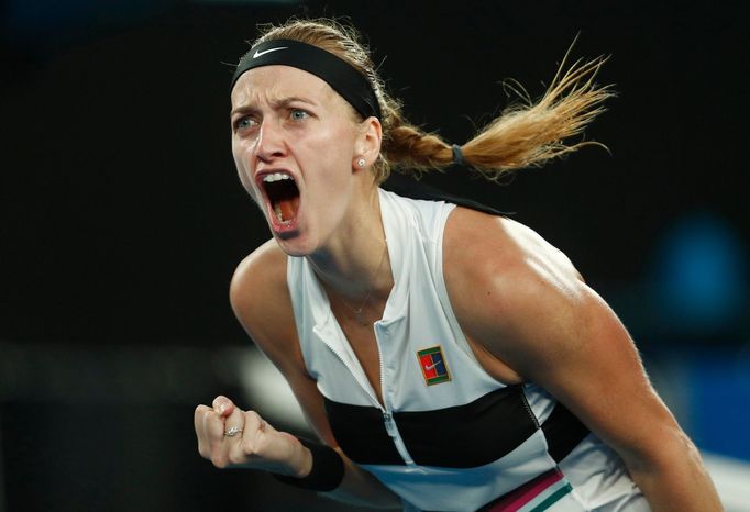 Petra Kvitová ve čtvrtfinále Australian Open 2019