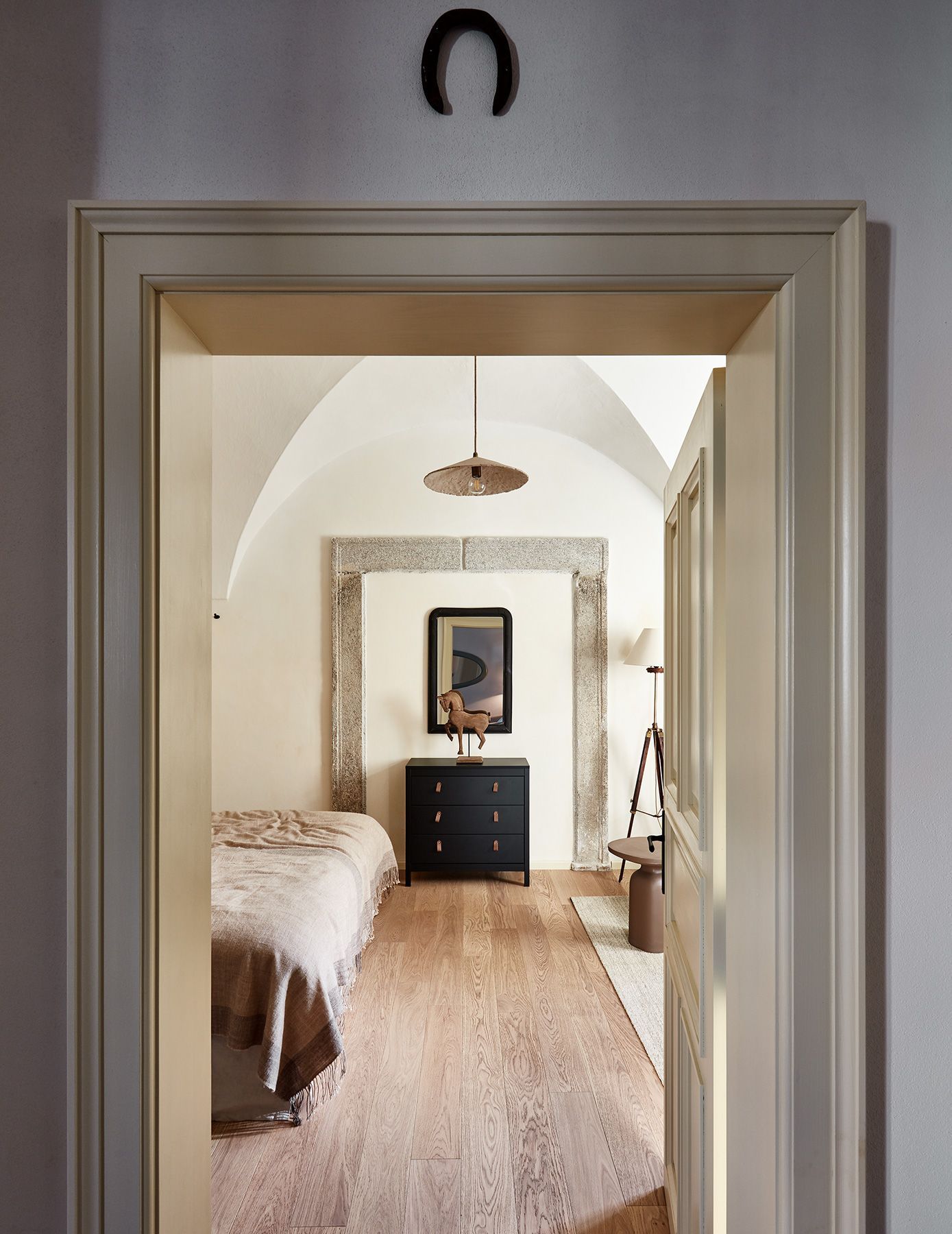 Zámek Žďár nad Sázavou ubytování apartmán u jelena ložnice postel