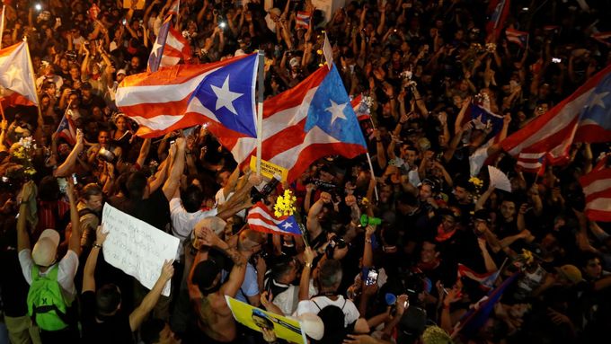 Protesty v Portoriku