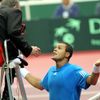 Davis Cup 2009: Jo-Wilfired Tsonga