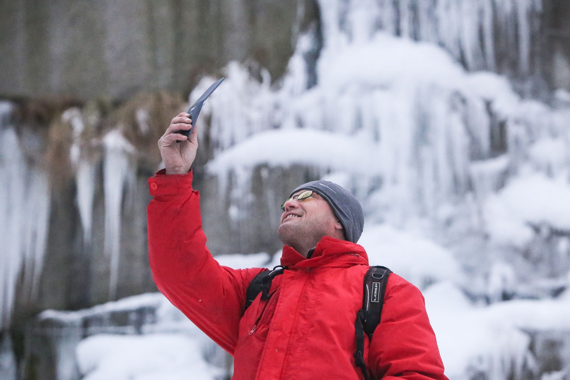 Umělá ledová stěna v Liberci
