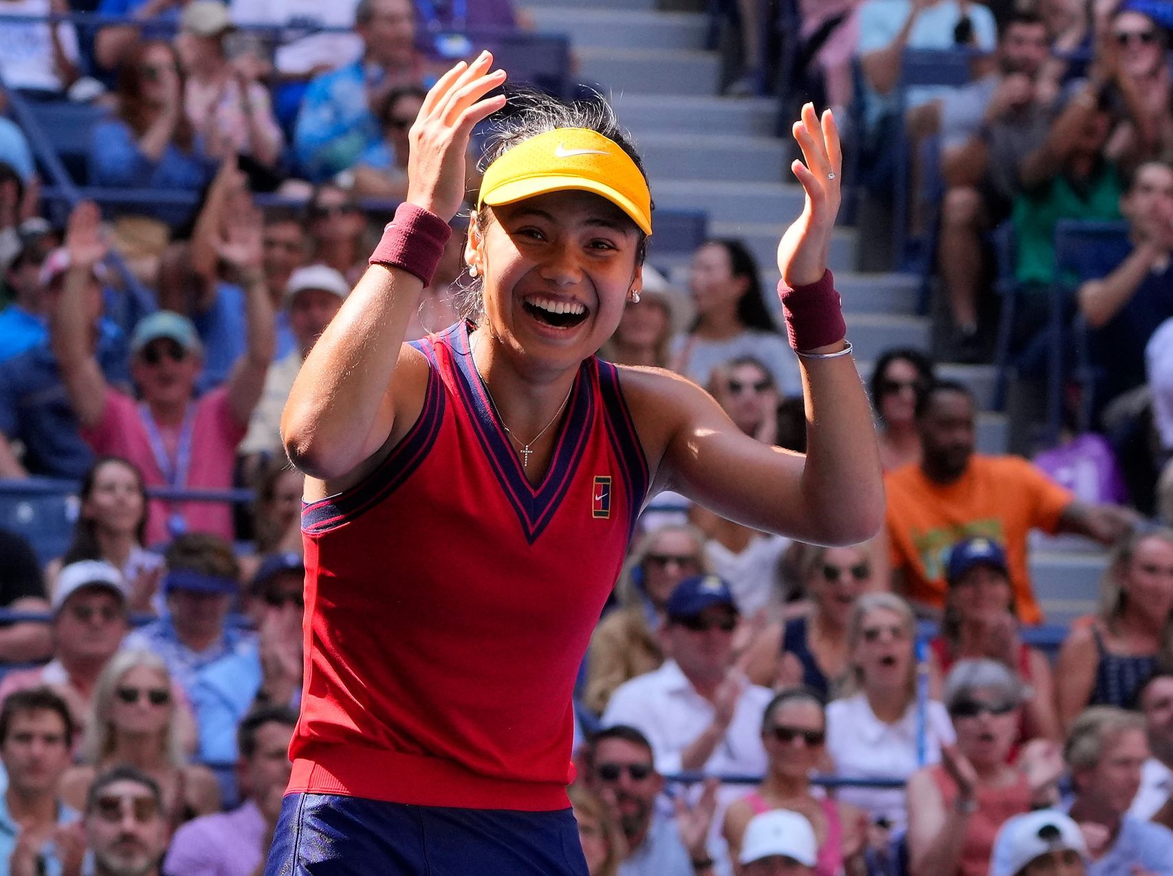 US Open 2021, čtvrtfinále, Emma Raducanuová