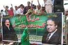 Pákistánská opozice vyzvala k demonstraci síly v Islámábádu