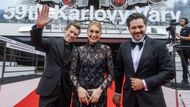 Herec Vladislav Plevčík, herečka Anna Gajdziková a herec Vojtěch Kotek.