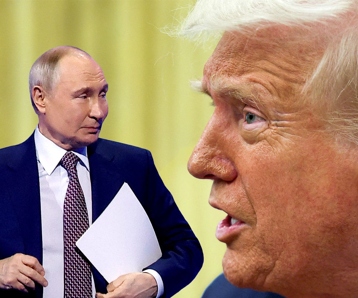 koláž - Trump, Putin