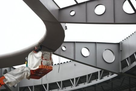 Slávistický stadion Eden je před dokončením