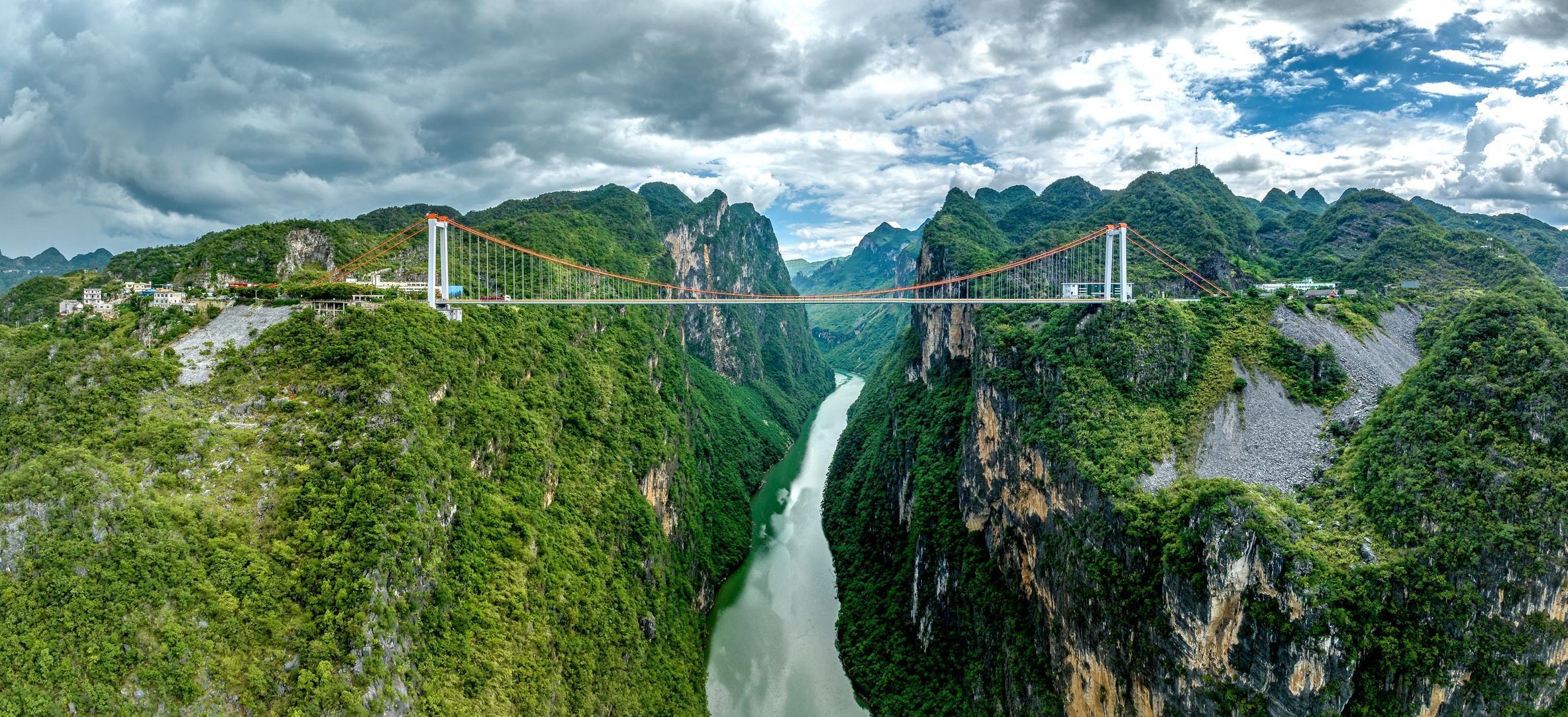 Čína, most, technika, Grand Canyon Bridge