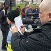 Demonstrace proti vládě komunistů ve Zlíně