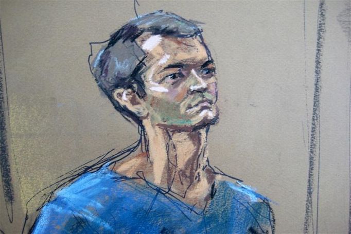 Ross Ulbricht, provozovatel portálu Silk Road, u soudu.