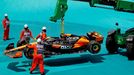 Havárie McLarenu Landa Norrise v rámci VC Miami F1 2024