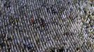 Muslim pilgrims attend a prayer session along a street at the surrounding area of the Grand Mosque during the annual haj pilgrimage in the holy city of Mecca October 22, 2012, ahead of Eid al-Adha which marks the end of haj. On October 25, the day of Arafat, millions of Muslim pilgrims will stand in prayer on Mount Arafat near Mecca at the peak of the annual pilgrimage. REUTERS/Amr Abdallah Dalsh (SAUDI ARABIA - Tags: RELIGION SOCIETY TPX IMAGES OF THE DAY) Published: Říj. 22, 2012, 8:35 odp.